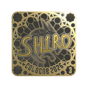 Sticker | sh1ro (Gold, Ranked) | Cologne 2026 CS2 skin