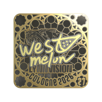 Sticker | westmelon (Gold, Ranked) | Cologne 2026 CS2 skin