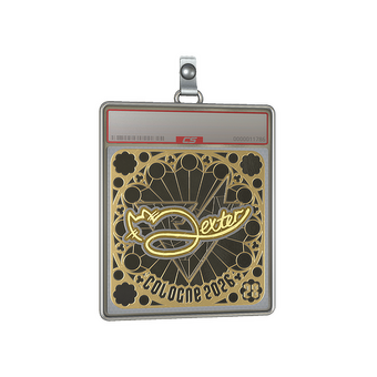 Sticker Slab | dexter (Gold, Ranked) | Cologne 2026 CS2 skin