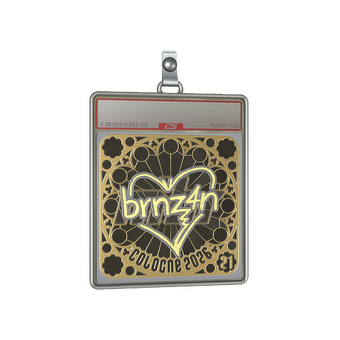 Sticker Slab | brnz4n (Gold, Ranked) | Cologne 2026 CS2 skin