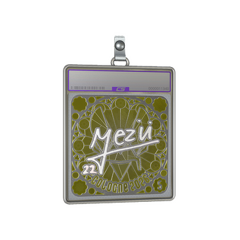 Sticker Slab | mezii (Foil, Ranked) | Cologne 2026 CS2 skin