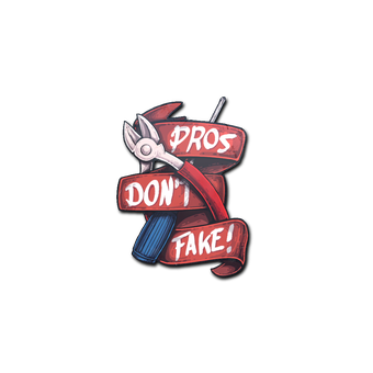 Sticker | Pros Don't Fake CS2 skin